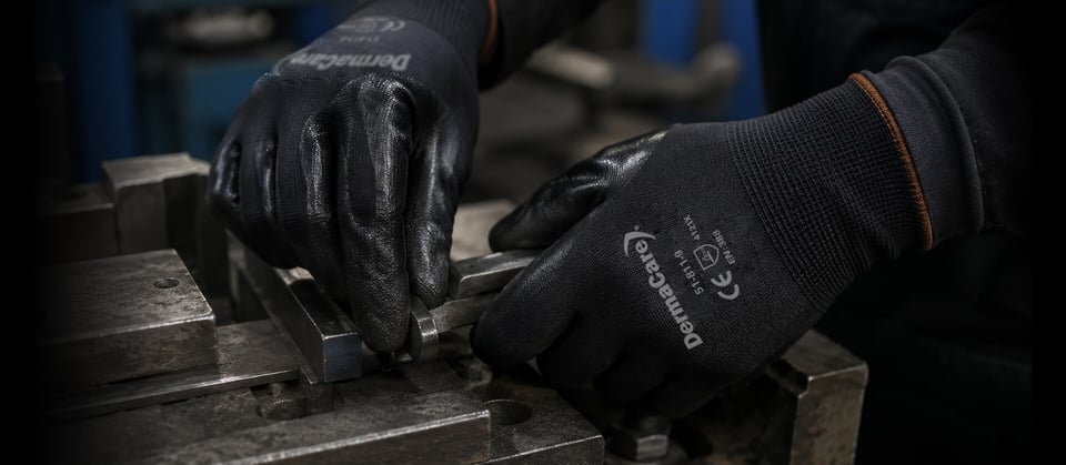 Guantes Recubiertos Nitrilo, Poliuretano, Látex y PVC Guía Técnica de — free download